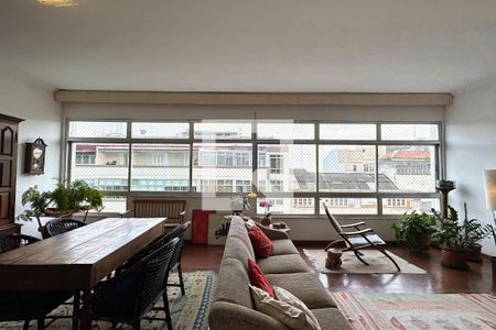 Sala de apartamento à venda com 4 quartos, 190m² em Leme, Rio de Janeiro