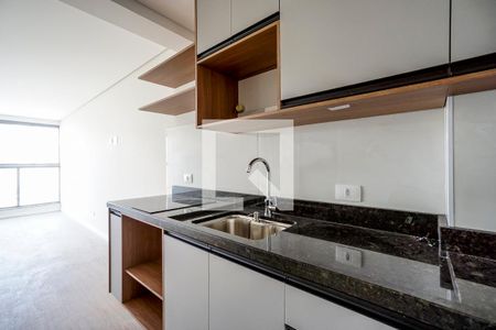 Cozinha de kitnet/studio para alugar com 1 quarto, 26m² em Tatuapé, São Paulo