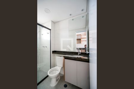 Banheiro  de kitnet/studio para alugar com 1 quarto, 26m² em Tatuapé, São Paulo