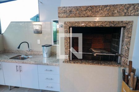 Churrasqueira de casa de condomínio à venda com 3 quartos, 222m² em Vila Conceição, Porto Alegre