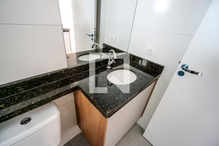 Banheiro de kitnet/studio para alugar com 1 quarto, 26m² em Tatuapé, São Paulo