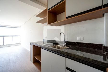 Cozinha de kitnet/studio para alugar com 1 quarto, 26m² em Tatuapé, São Paulo