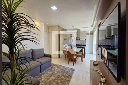 Sala de apartamento à venda com 4 quartos, 110m² em Jk, Contagem