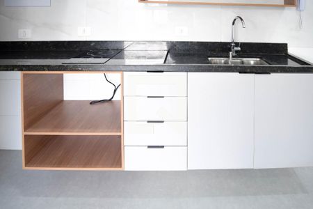 Sala/Cozinha de apartamento para alugar com 1 quarto, 43m² em Tatuapé, São Paulo