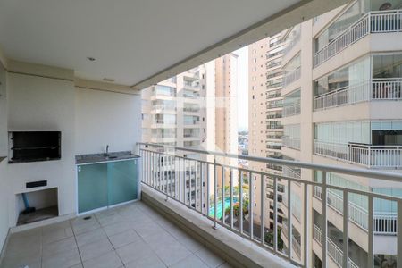 Varanda da Sala de apartamento à venda com 3 quartos, 78m² em Mauá, São Caetano do Sul