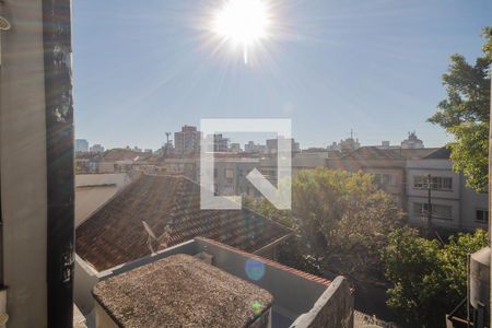 Vista do Quarto de apartamento à venda com 1 quarto, 36m² em Menino Deus, Porto Alegre