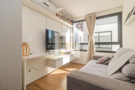 Sala de apartamento à venda com 1 quarto, 36m² em Menino Deus, Porto Alegre