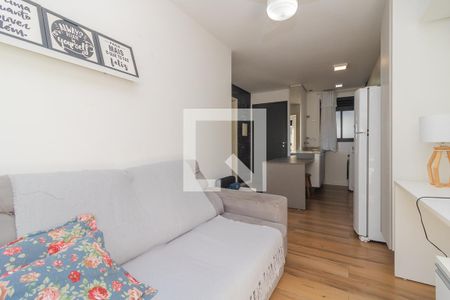 Sala de apartamento à venda com 1 quarto, 36m² em Menino Deus, Porto Alegre