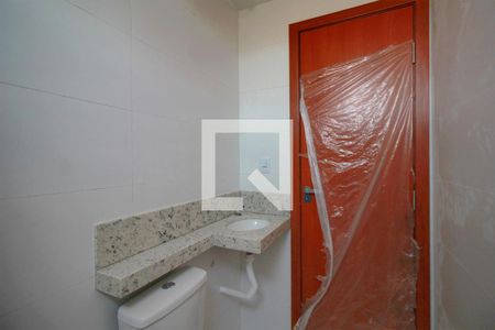Banheiro Social de apartamento à venda com 2 quartos, 60m² em Nova Granada, Belo Horizonte