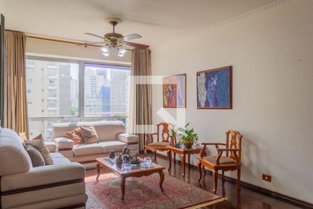 Sala de apartamento à venda com 3 quartos, 115m² em Paraíso, São Paulo