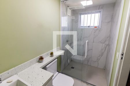 Banheiro da Suíte 1 de casa à venda com 3 quartos, 100m² em Vila Sonia, São Paulo