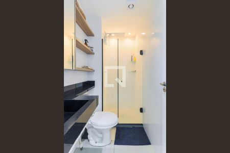 Banheiro Social de apartamento à venda com 2 quartos, 34m² em Santo Amaro, São Paulo