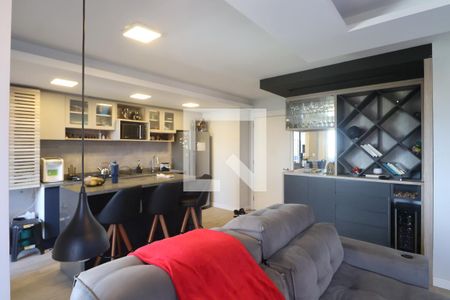 Sala/Cozinha de apartamento à venda com 1 quarto, 60m² em Centro, Canoas