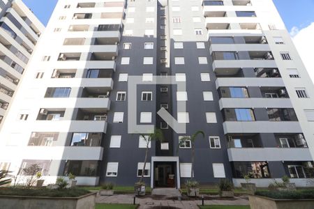 Fachada do bloco de apartamento à venda com 1 quarto, 60m² em Centro, Canoas