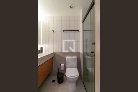 Banheiro de kitnet/studio à venda com 1 quarto, 25m² em Perdizes, São Paulo