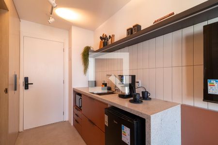 Cozinha de kitnet/studio à venda com 1 quarto, 25m² em Perdizes, São Paulo