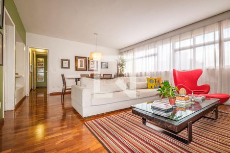 Sala de apartamento à venda com 3 quartos, 130m² em Centro, Belo Horizonte