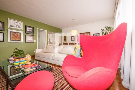 Sala de apartamento à venda com 3 quartos, 130m² em Centro, Belo Horizonte