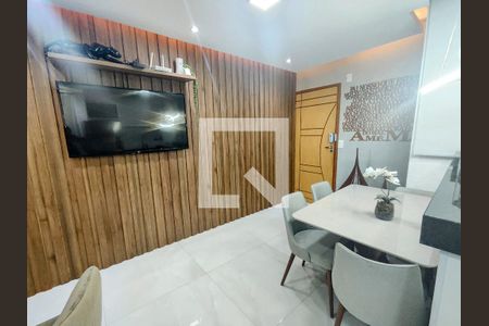 Sala/Cozinha de apartamento à venda com 2 quartos, 60m² em Parque Xangri-lá, Contagem