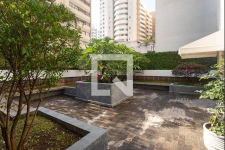 Área Comum - Jardim anexo ao Salão de Festas de apartamento à venda com 1 quarto, 48m² em Perdizes, São Paulo