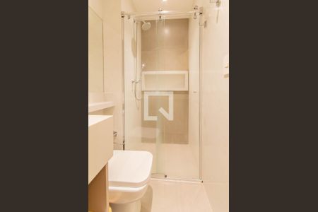 Banheiro de kitnet/studio para alugar com 1 quarto, 24m² em Vila Mariana, São Paulo