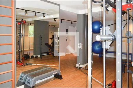 Área comum - Academia de kitnet/studio para alugar com 1 quarto, 24m² em Vila Mariana, São Paulo