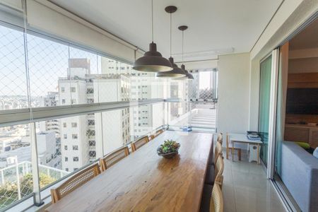 Varanda da Sala de apartamento à venda com 4 quartos, 159m² em Gutierrez, Belo Horizonte