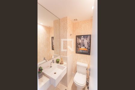 Lavabo na Sala de apartamento à venda com 4 quartos, 159m² em Gutierrez, Belo Horizonte