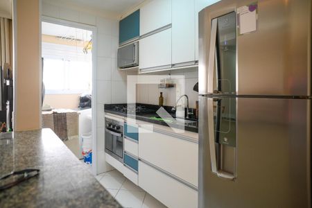 Cozinha de apartamento para alugar com 2 quartos, 56m² em Vila Caraguata, São Paulo
