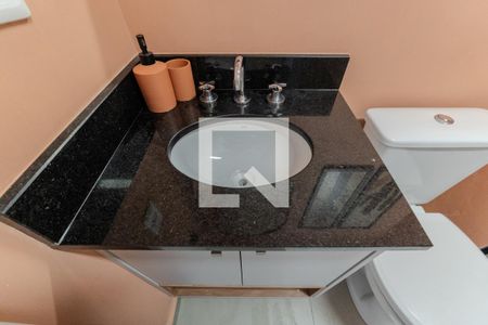 Banheiro de kitnet/studio à venda com 1 quarto, 19m² em Bela Vista, São Paulo