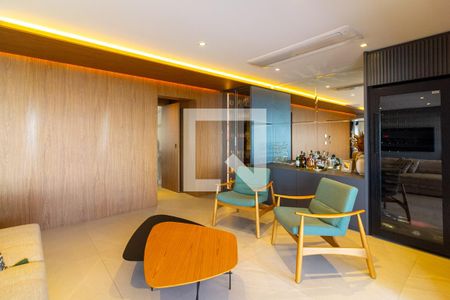 Sala de Estar de apartamento à venda com 3 quartos, 155m² em Vila Sofia, São Paulo