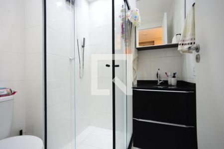 Banheiro de kitnet/studio à venda com 1 quarto, 28m² em Vila Dom Pedro I, São Paulo