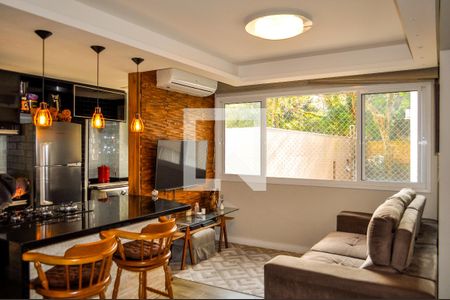 Sala de apartamento à venda com 3 quartos, 74m² em Teresópolis, Porto Alegre