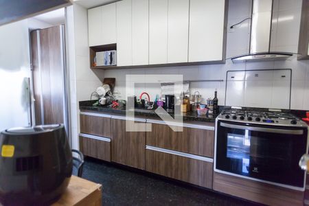 Cozinha de apartamento à venda com 3 quartos, 136m² em Vila da Serra, Nova Lima