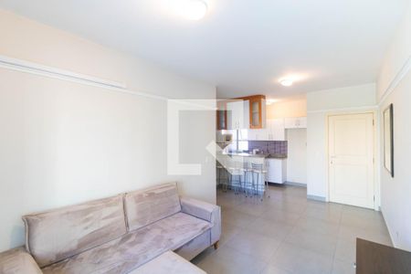 Sala de apartamento para alugar com 1 quarto, 42m² em Cambuí, Campinas