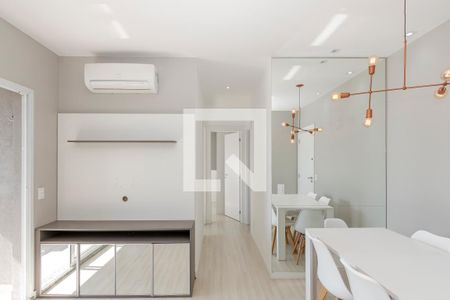Sala de apartamento para alugar com 2 quartos, 54m² em Chácara Santo Antônio (zona Sul), São Paulo