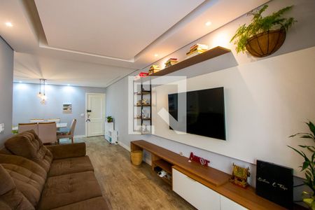Sala de apartamento para alugar com 3 quartos, 106m² em Vila Gilda, Santo André