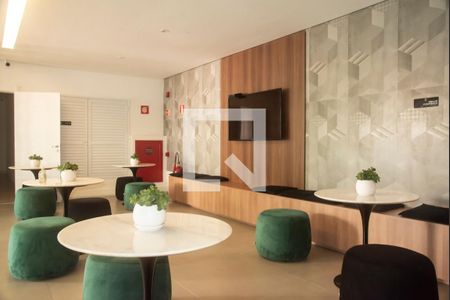 Área comum - Coworking de kitnet/studio para alugar com 1 quarto, 21m² em Vila Clementino, São Paulo