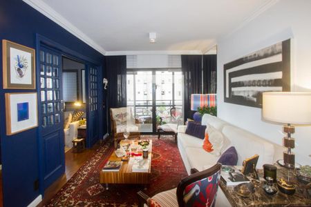 Sala de apartamento para alugar com 3 quartos, 125m² em Brooklin Novo, São Paulo