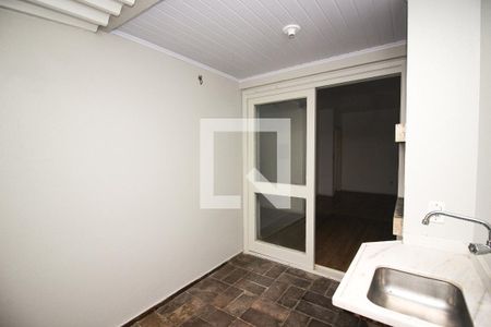 Varanda da Sala de apartamento à venda com 1 quarto, 46m² em Centro Histórico, Porto Alegre