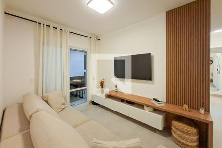 Sala de apartamento para alugar com 3 quartos, 98m² em Aviação, Praia Grande