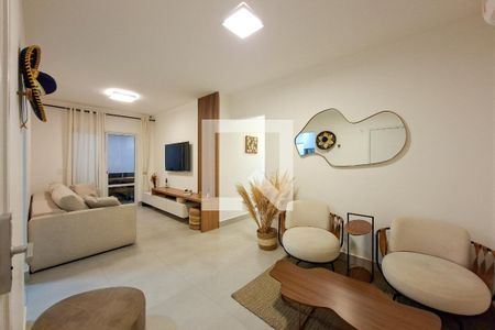 Sala de apartamento para alugar com 3 quartos, 98m² em Aviação, Praia Grande
