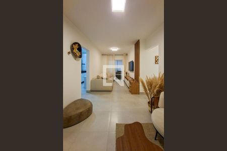 Sala de apartamento para alugar com 3 quartos, 98m² em Aviação, Praia Grande