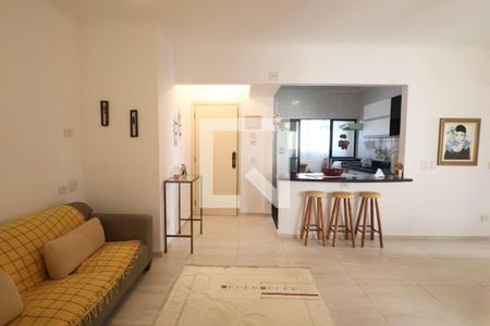 Sala de apartamento para alugar com 3 quartos, 86m² em Tortuga, Guarujá