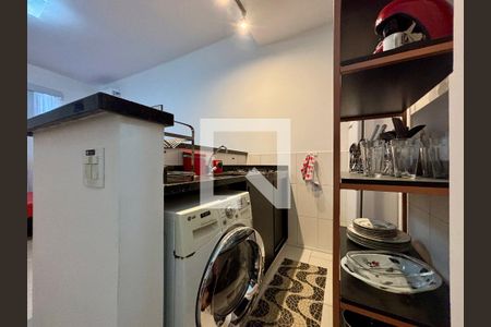 Cozinha americana de apartamento para alugar com 1 quarto, 27m² em Copacabana, Rio de Janeiro