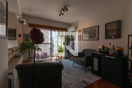 Sala de apartamento à venda com 2 quartos, 92m² em Indianópolis, São Paulo