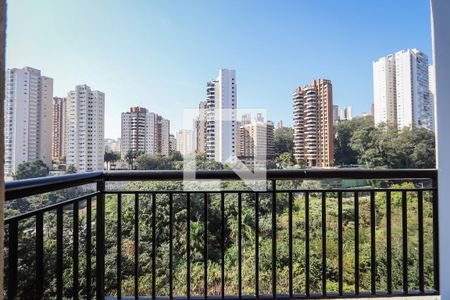 Varanda da Sala de apartamento para alugar com 2 quartos, 54m² em Vila Andrade, São Paulo