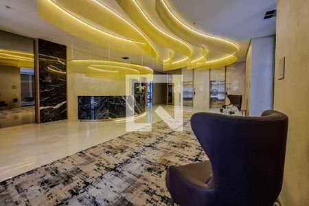 Área Comum - Hall Social de kitnet/studio à venda com 1 quarto, 28m² em Chácara Klabin, São Paulo