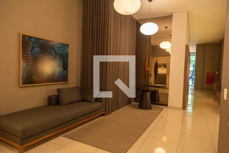 Hall de entrada de apartamento para alugar com 1 quarto, 45m² em Centro, Belo Horizonte