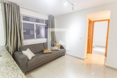 Sala de apartamento para alugar com 1 quarto, 45m² em Centro, Belo Horizonte